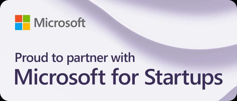 Microsoft for startup logo